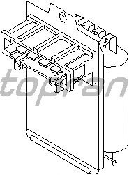 Resistor, interior blower 112 216