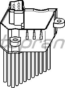 Blower Switch, heating/ventilation 501 518