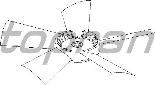 Fan Wheel, engine cooling 401 469