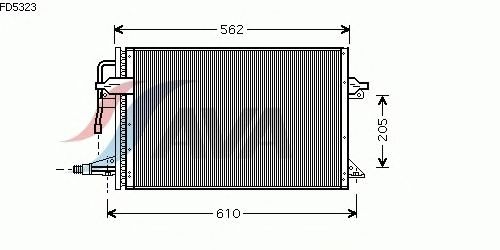 Condenser, air conditioning FD5323