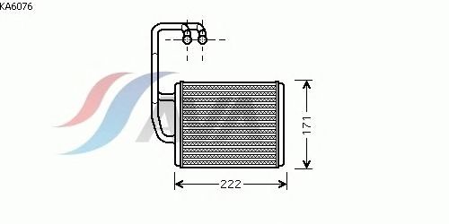 Heat Exchanger, interior heating KA6076