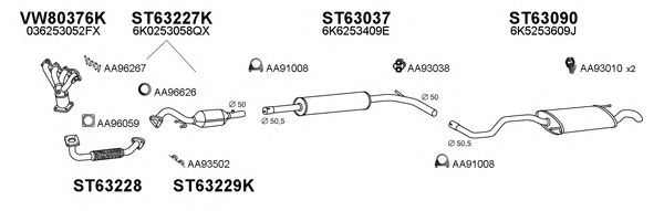 Exhaust System 800185