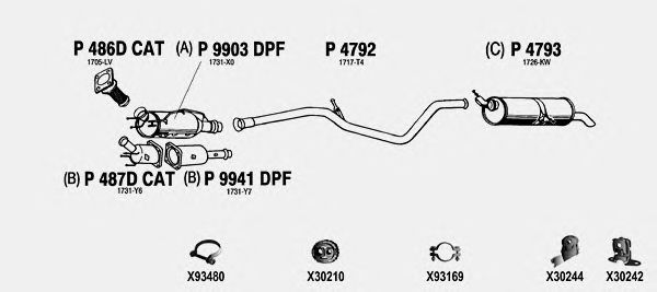 Exhaust System PE410