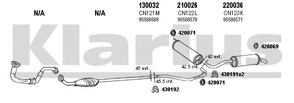 Exhaust System 180132E