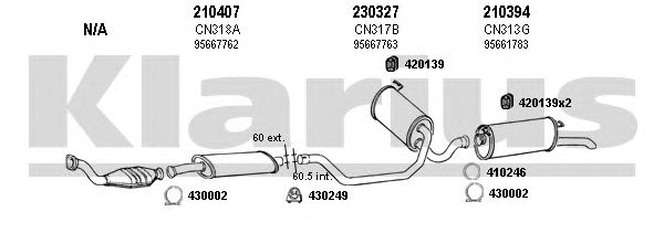 Exhaust System 180195E