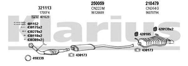 Exhaust System 180378E