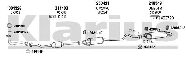 Exhaust System 391115E