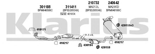 Exhaust System 570202E