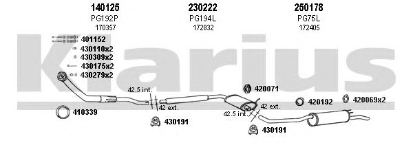 Exhaust System 630102E