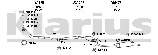 Exhaust System 630211E