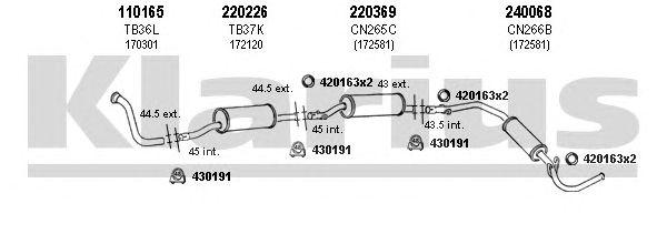 Exhaust System 630281E