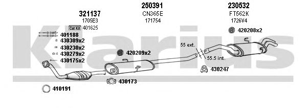 Exhaust System 630433E