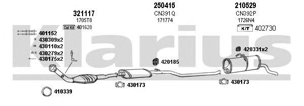 Exhaust System 630573E
