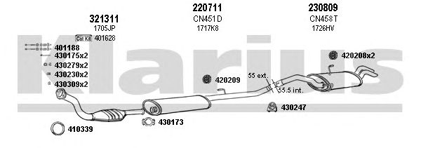 Exhaust System 630732E