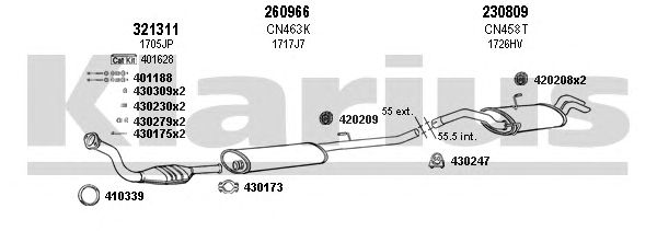 Exhaust System 630734E