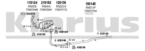 Exhaust System 720246E