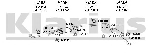 Exhaust System 720414E