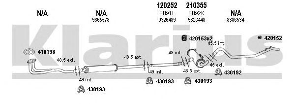 Exhaust System 750062E