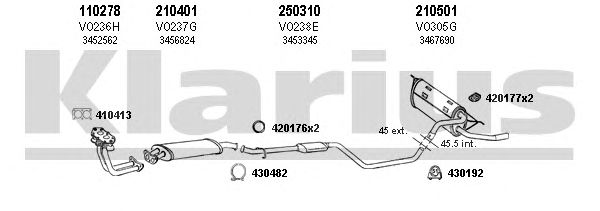 Exhaust System 960221E