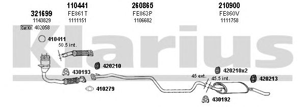 Exhaust System 361563E