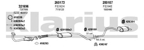 Exhaust System 361686E