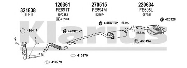 Exhaust System 361760E