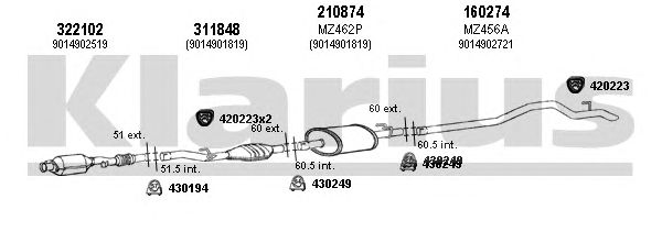 Exhaust System 600517E