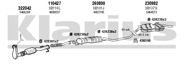 Exhaust System 750177E