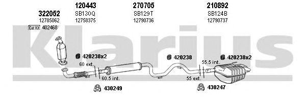 Exhaust System 750198E