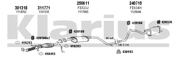 Exhaust System 361843E