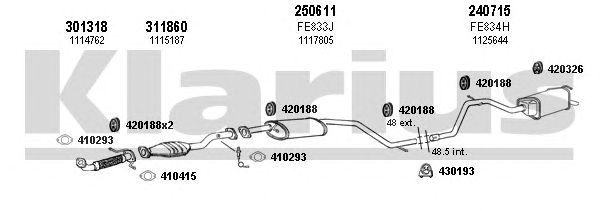 Exhaust System 361844E