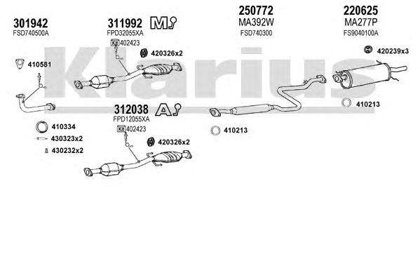Exhaust System 570282E
