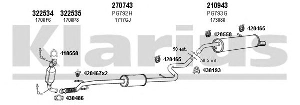 Exhaust System 631130E