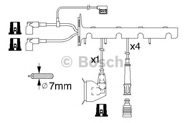 Ignition Cable Kit 0 986 356 325