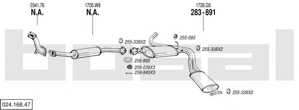 Exhaust System 024.168.47