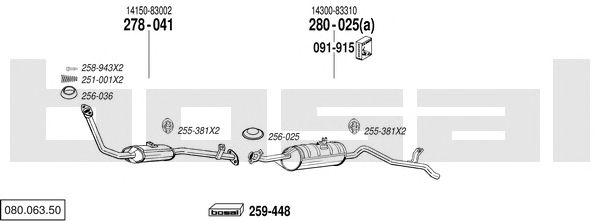 Exhaust System 080.063.50