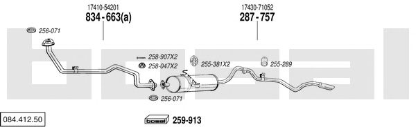 Exhaust System 084.412.50