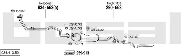 Exhaust System 084.413.50