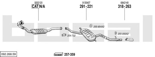 Exhaust System 092.268.59