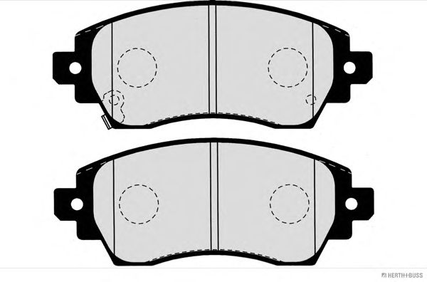 Brake Pad Set, disc brake J3602089