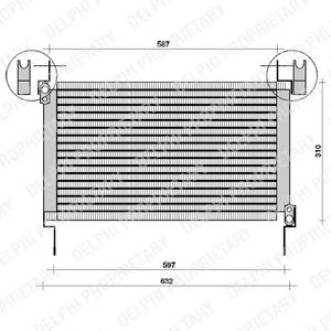 Condensator, airconditioning TSP0225006