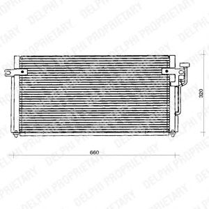 Condensator, airconditioning TSP0225127