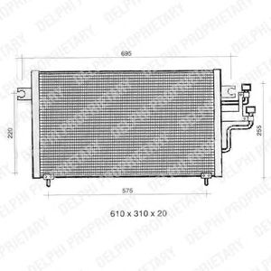 Condensator, airconditioning TSP0225334