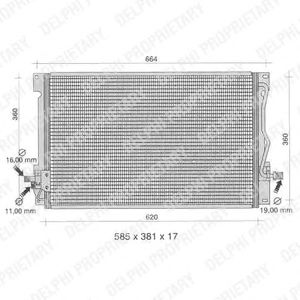 Condensator, airconditioning TSP0225395