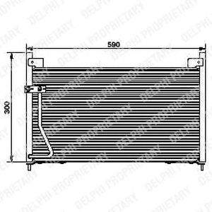 Condensator, airconditioning TSP0225429