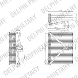Evaporator, air conditioning TSP0525178