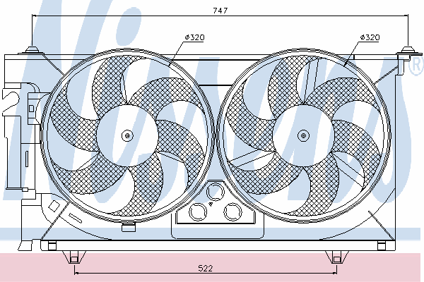 Fan, radiator 85083