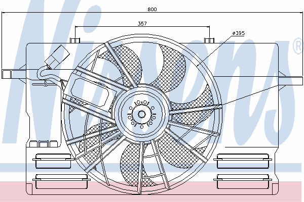 Fan, motor sogutmasi 85492