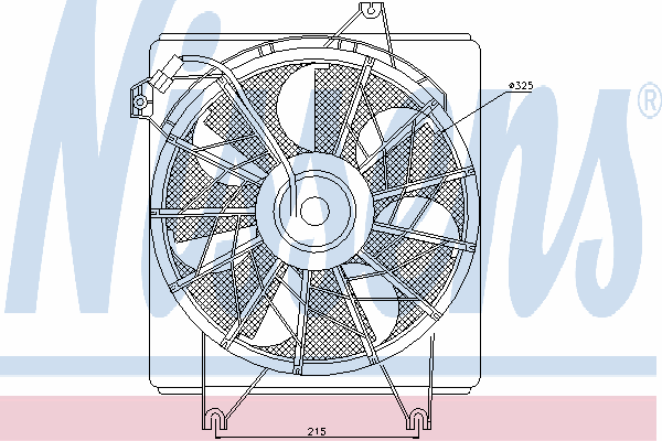 Fan, motor sogutmasi 85622