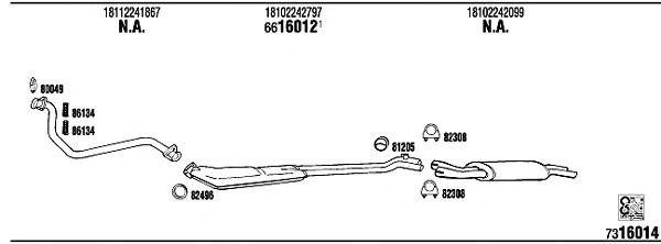 Exhaust System BW32403